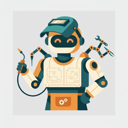 AI-generated Artisan Minimal robot avatar