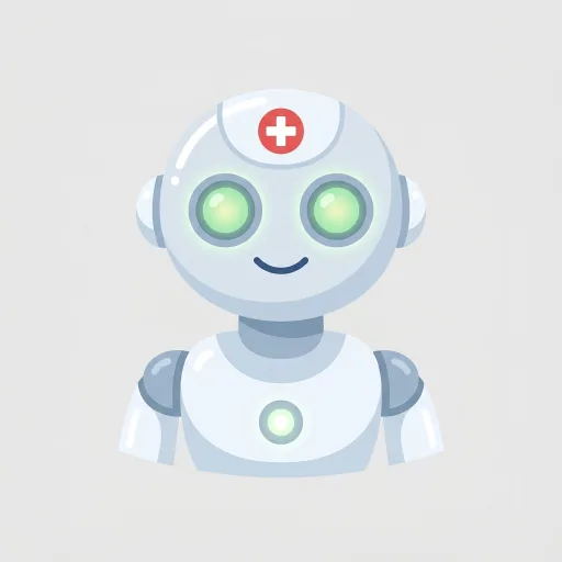AI-generated Medic Minimal robot avatar